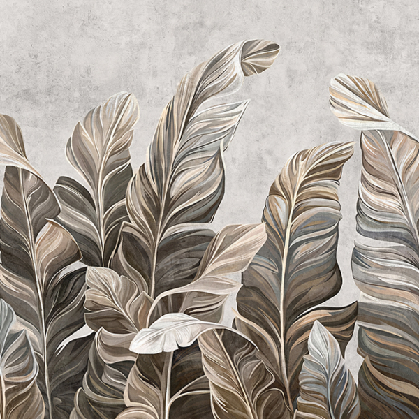 Sienų tapyba „Sophisticated Leaves