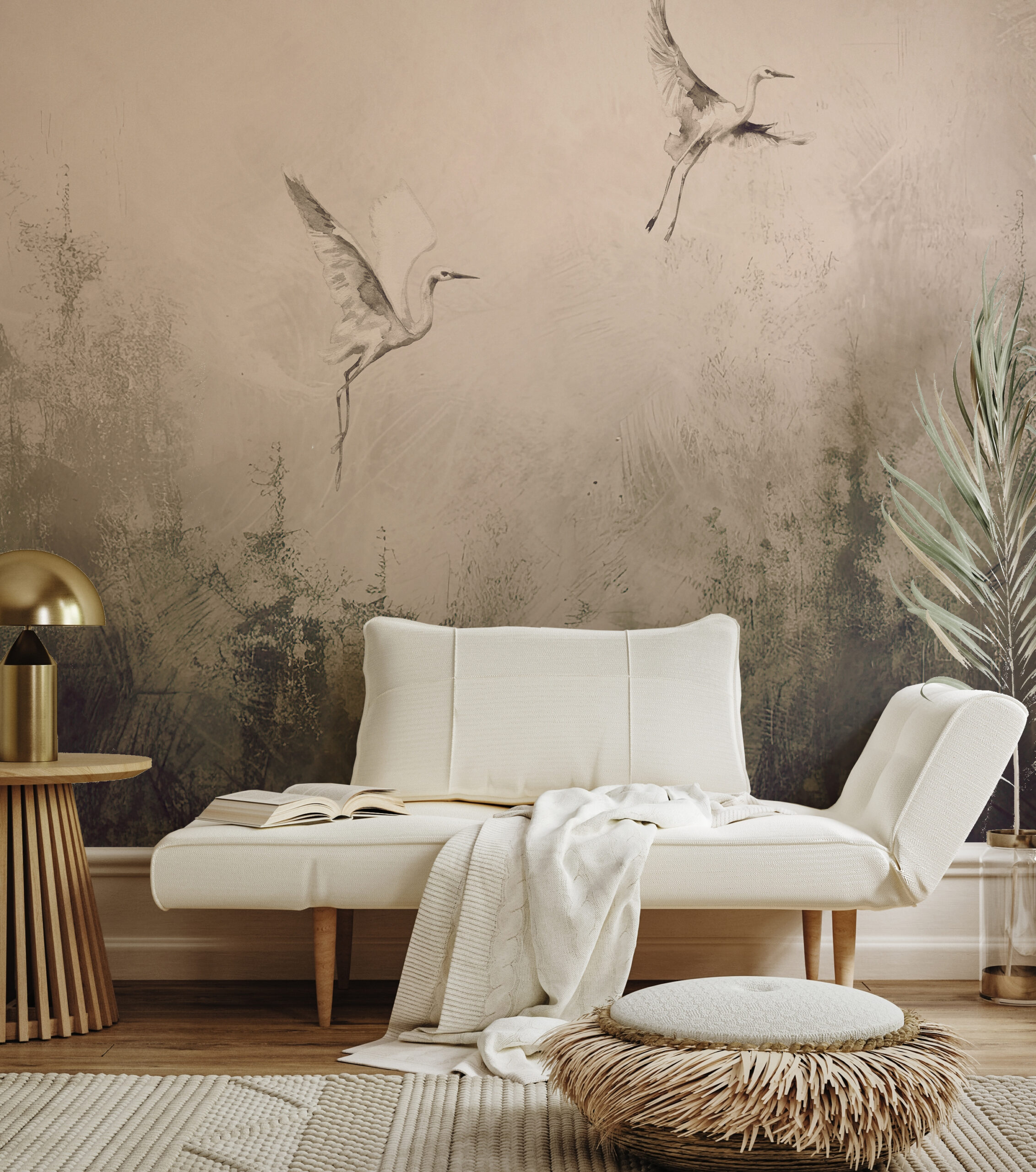 Majestätische Vögel im Flug