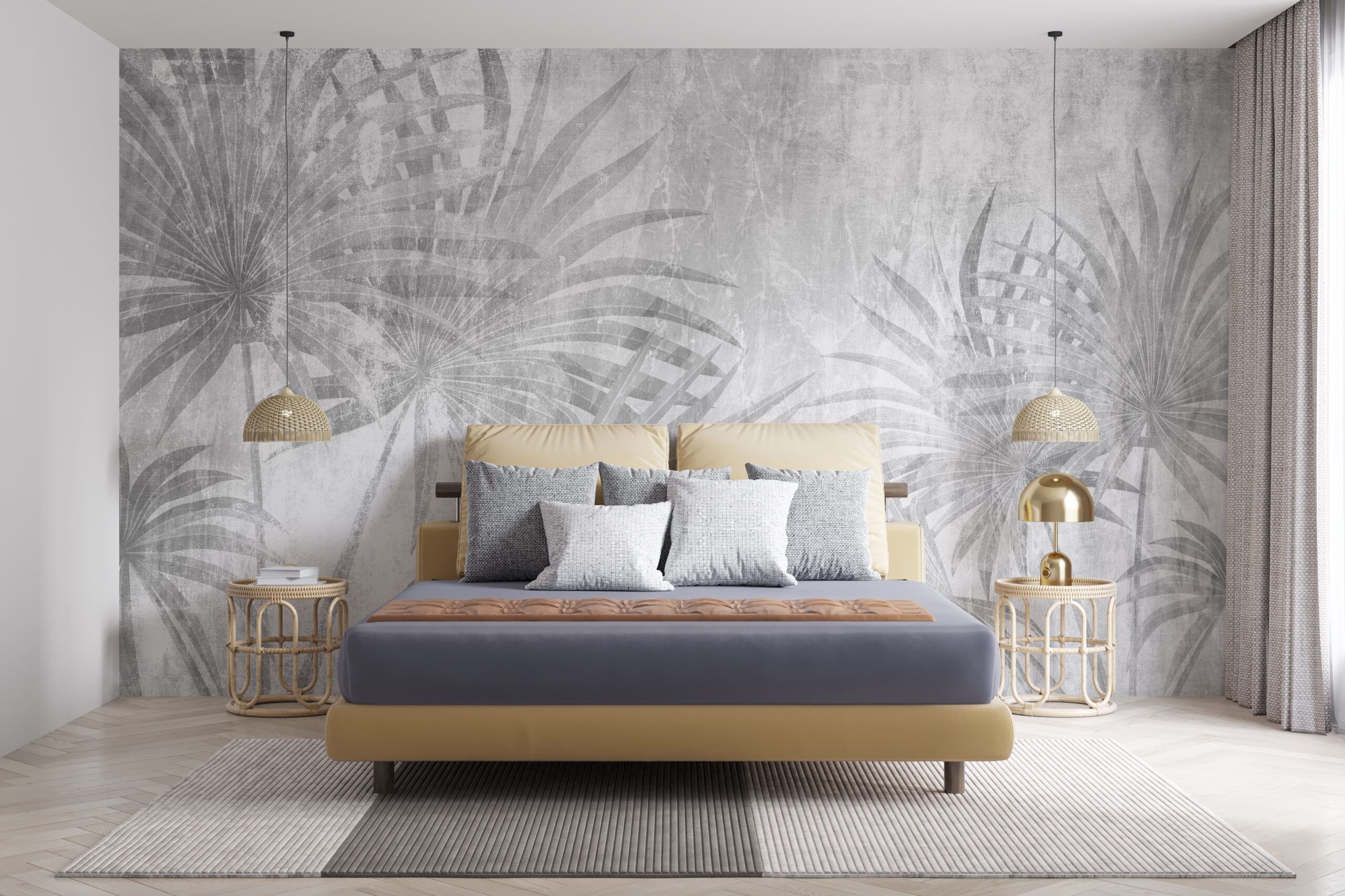 Nástěnná malba Blade Leaves