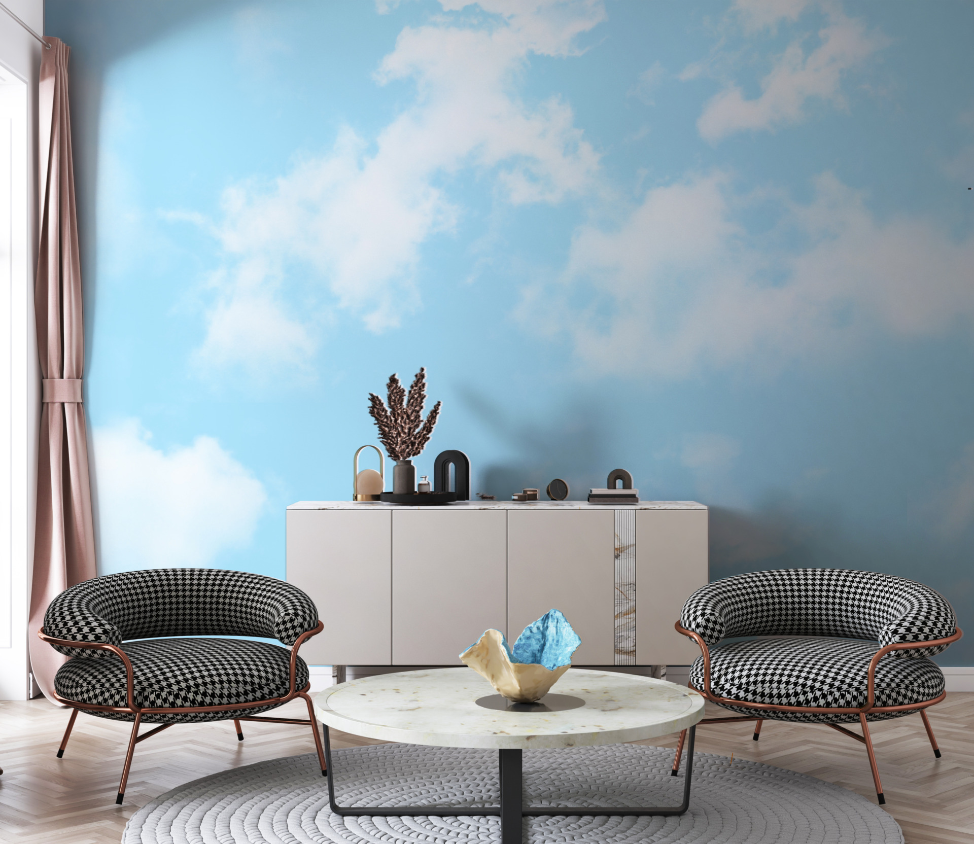 Nástěnné mraky na obloze