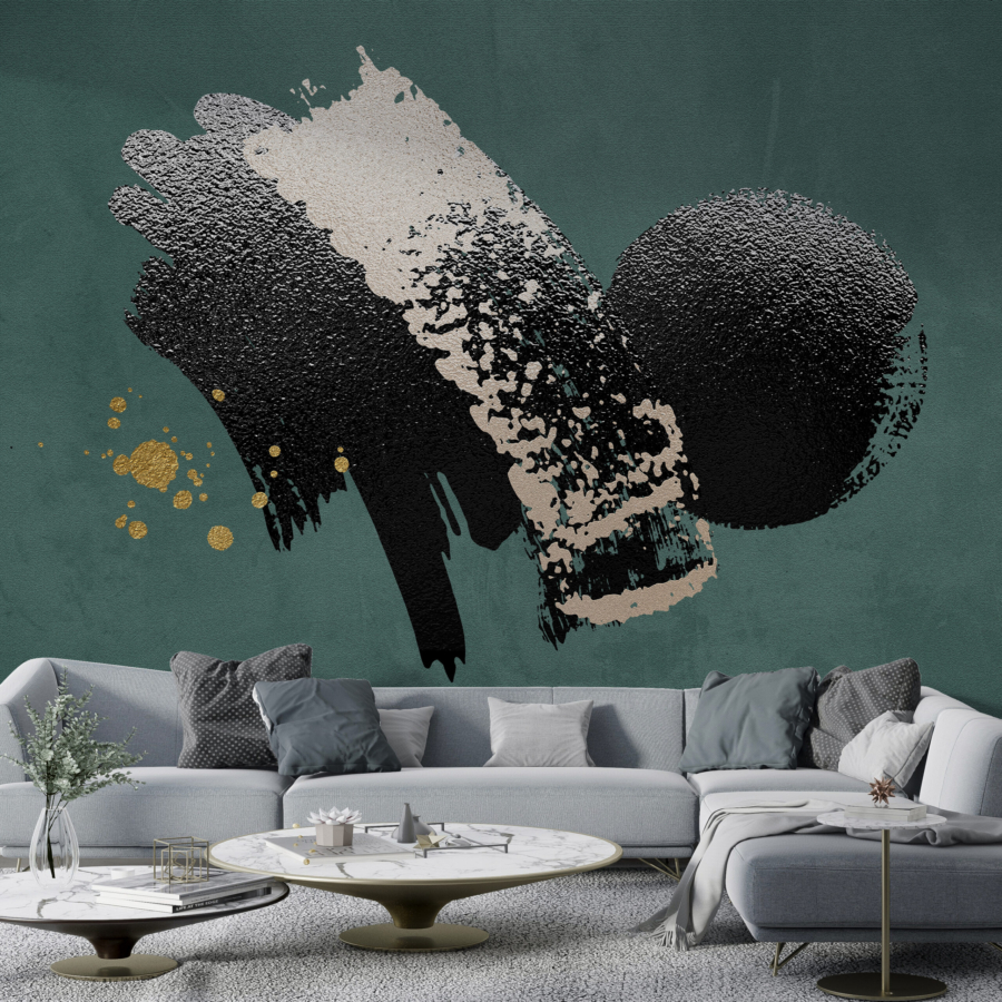 Pictură murală Black Ball