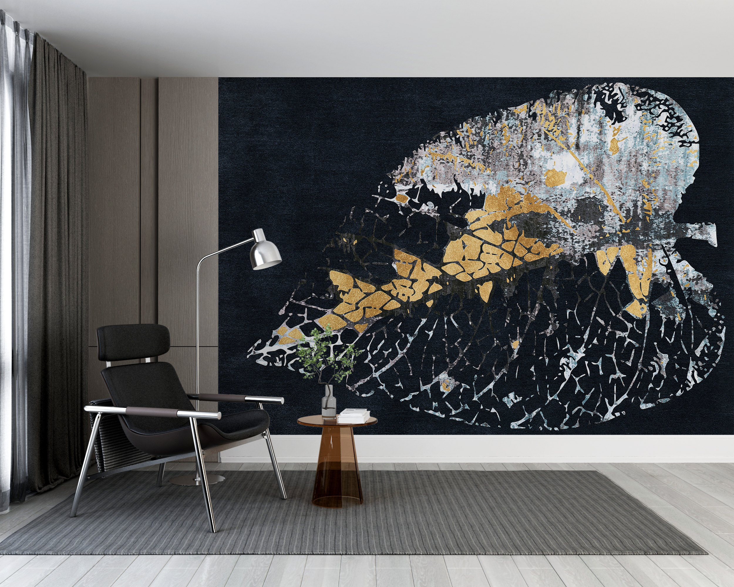 Nástěnná malba Large Leaf