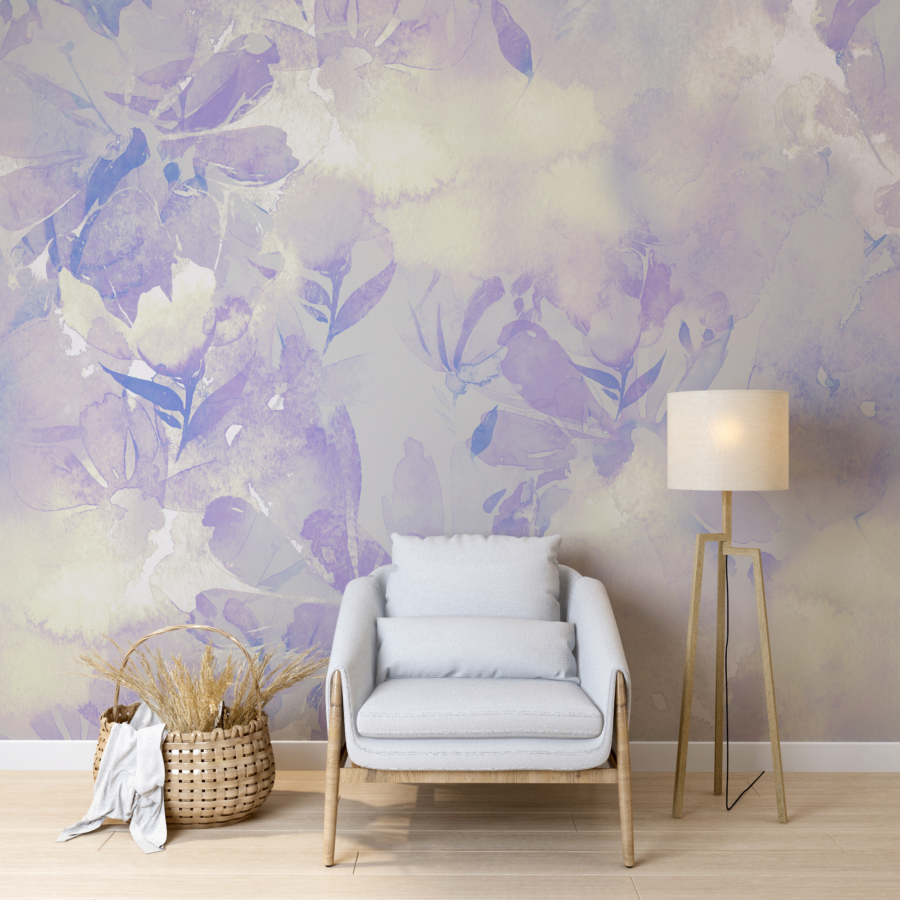 Tablou mural Flori mov