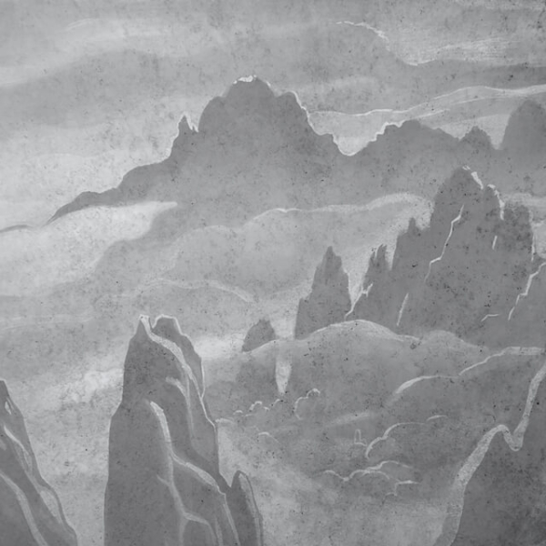 Mural Mountain Grey