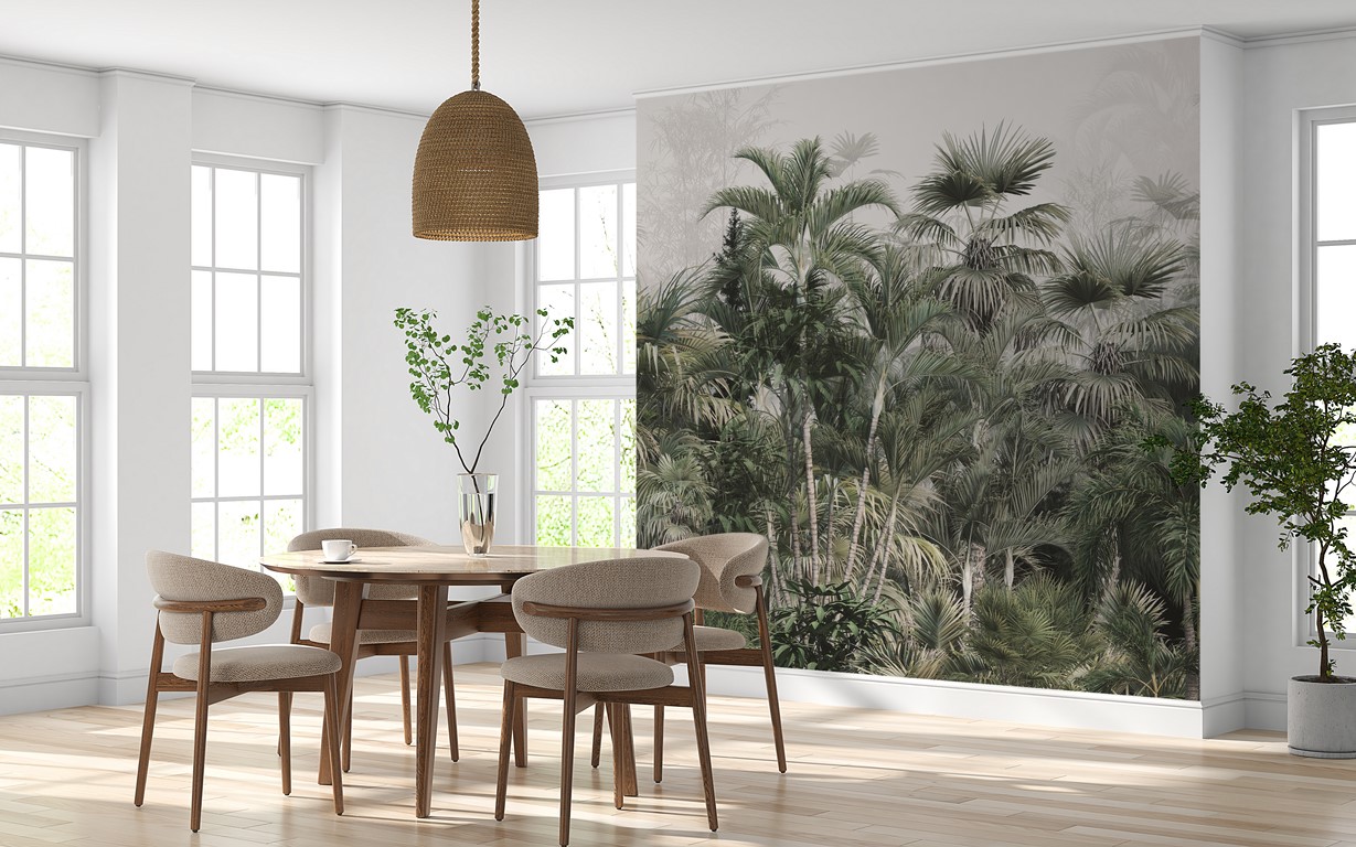 Fotomurální husté tropické rostliny