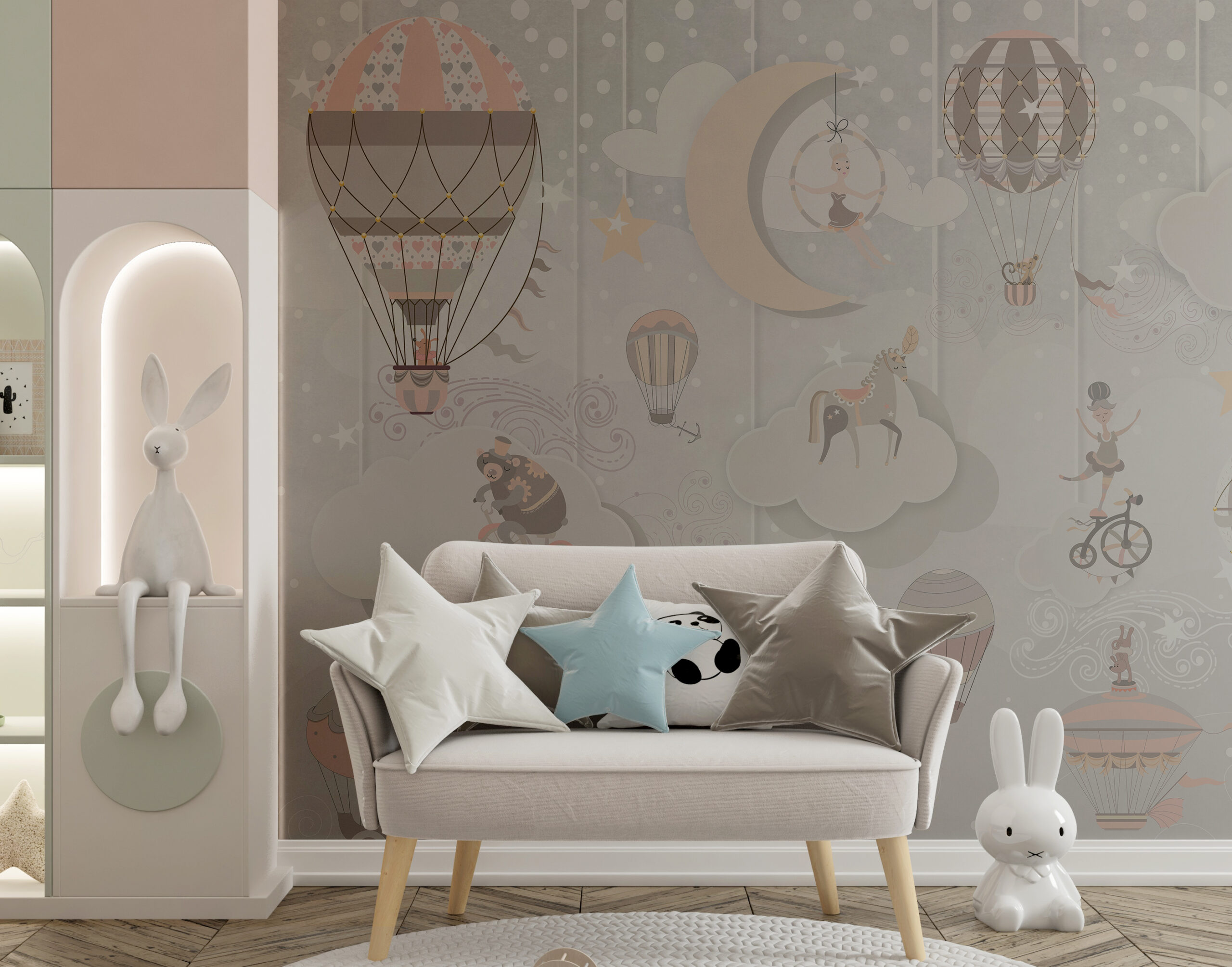 Tapetový kolotoč pro děti