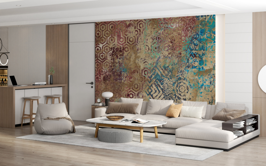 Tablou mural Mozaic colorat în Fade
