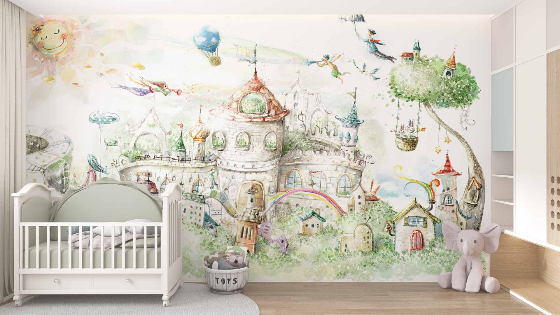 Nástěnná malba Magic Castle