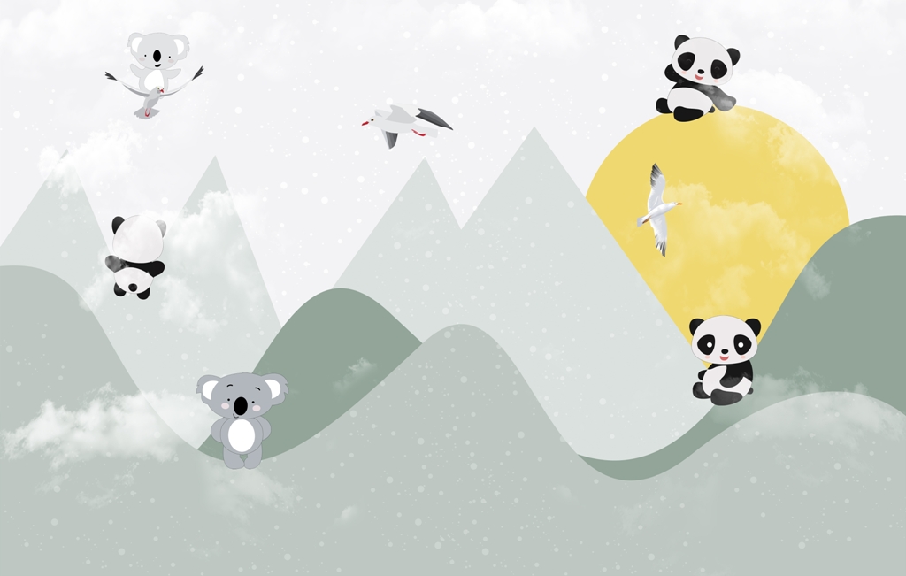 Fototapeta-Misie-w-Gorach-Dla-Dzieci_1826953910