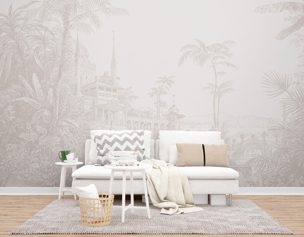 Nástěnný palác mezi stromy