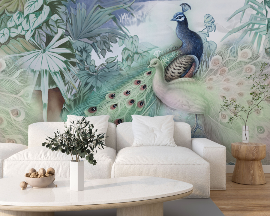 Peacock Beauty Mural