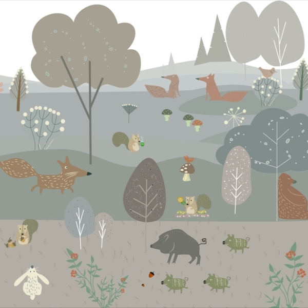 Fototapeta Příroda ve vektorech