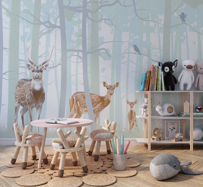 Fototapeta Deer family