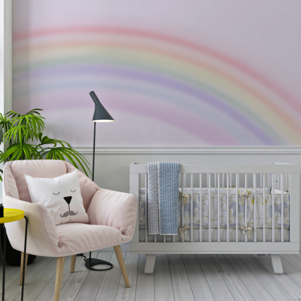 Nástěnná malba Blurred Rainbow