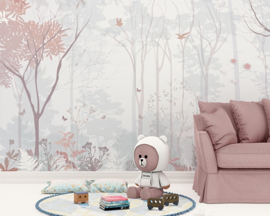 Fototapeta Pink Forest