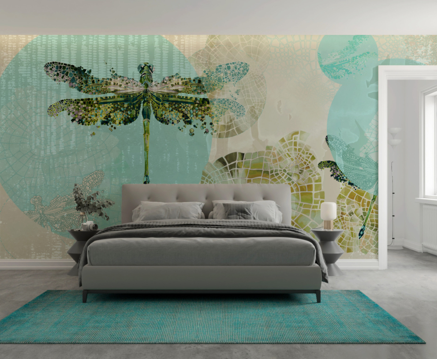 Tablou mural Libelula singuratică Dragonfly