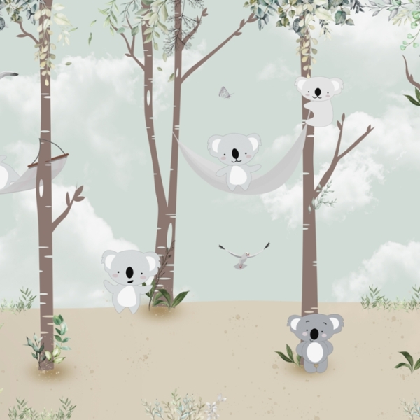 Sieninė tapyba Pilka Koala meškos