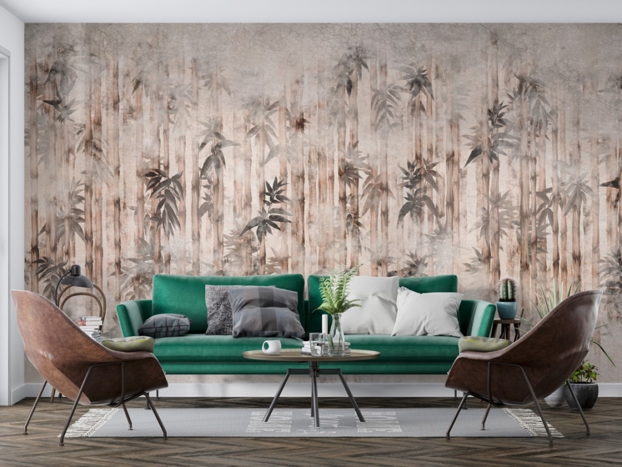 Bamboo iarbă murală