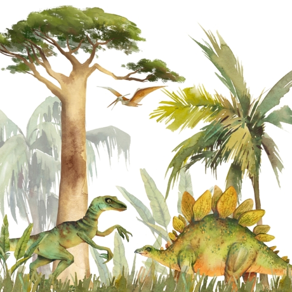 Sienų tapyba Laimingi dinozaurai
