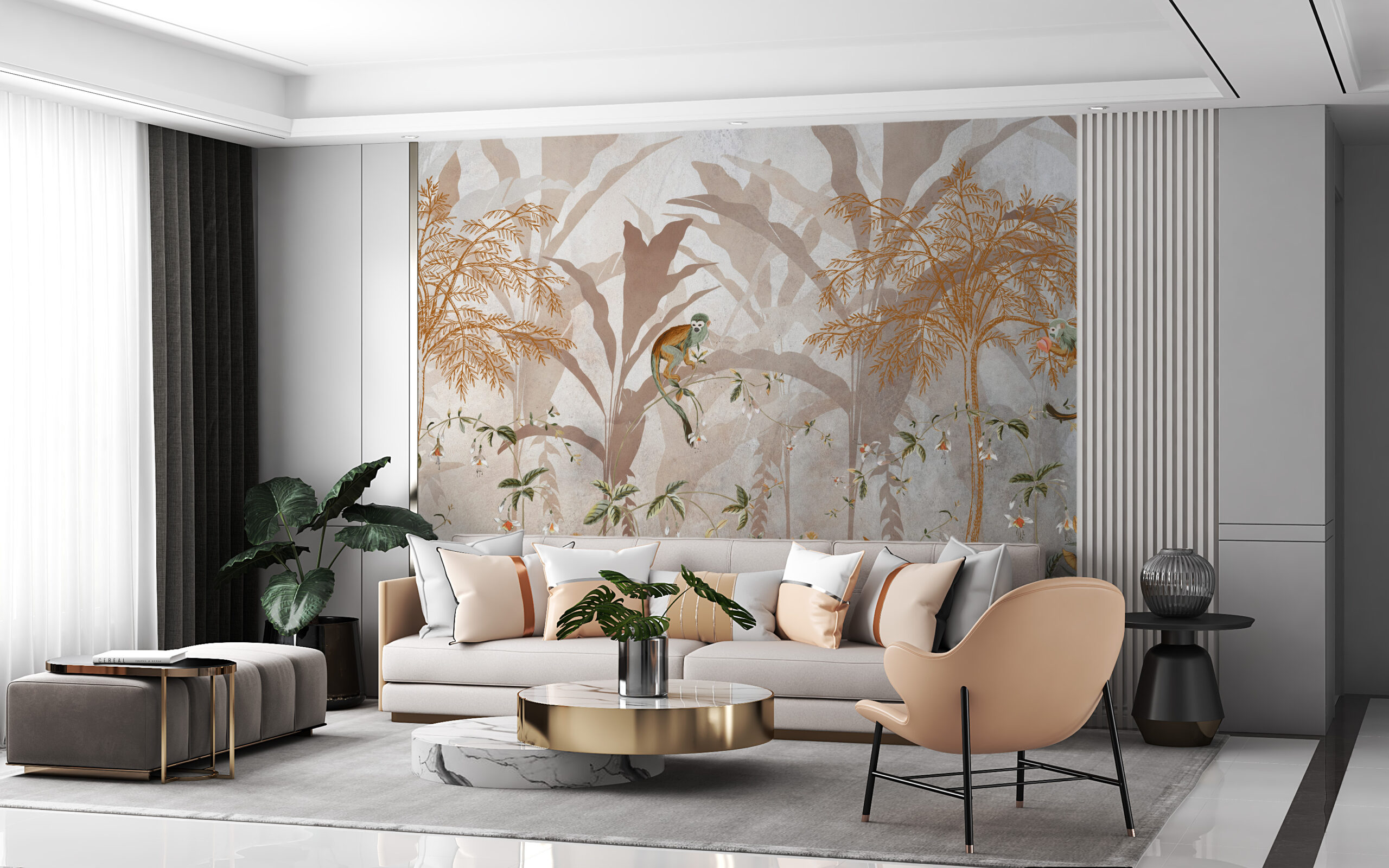 Fototapete Spaß in den Bäumen