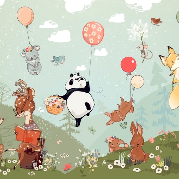 Fototapeta Zábava v lese