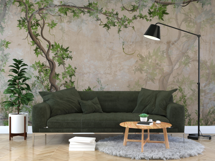 Pictura murală Green Liana