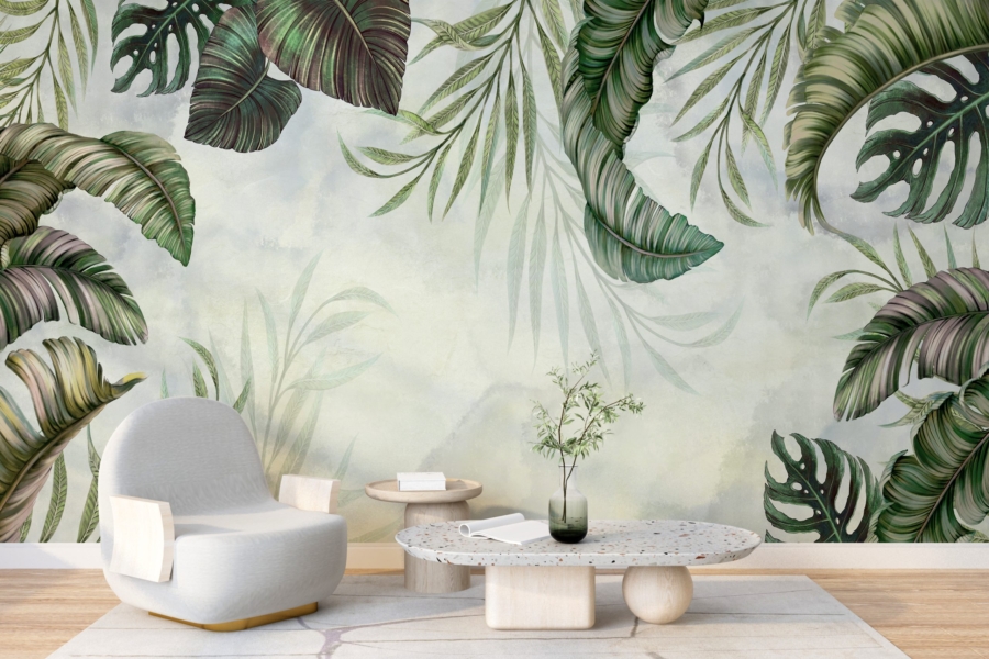 Cadru verde mural