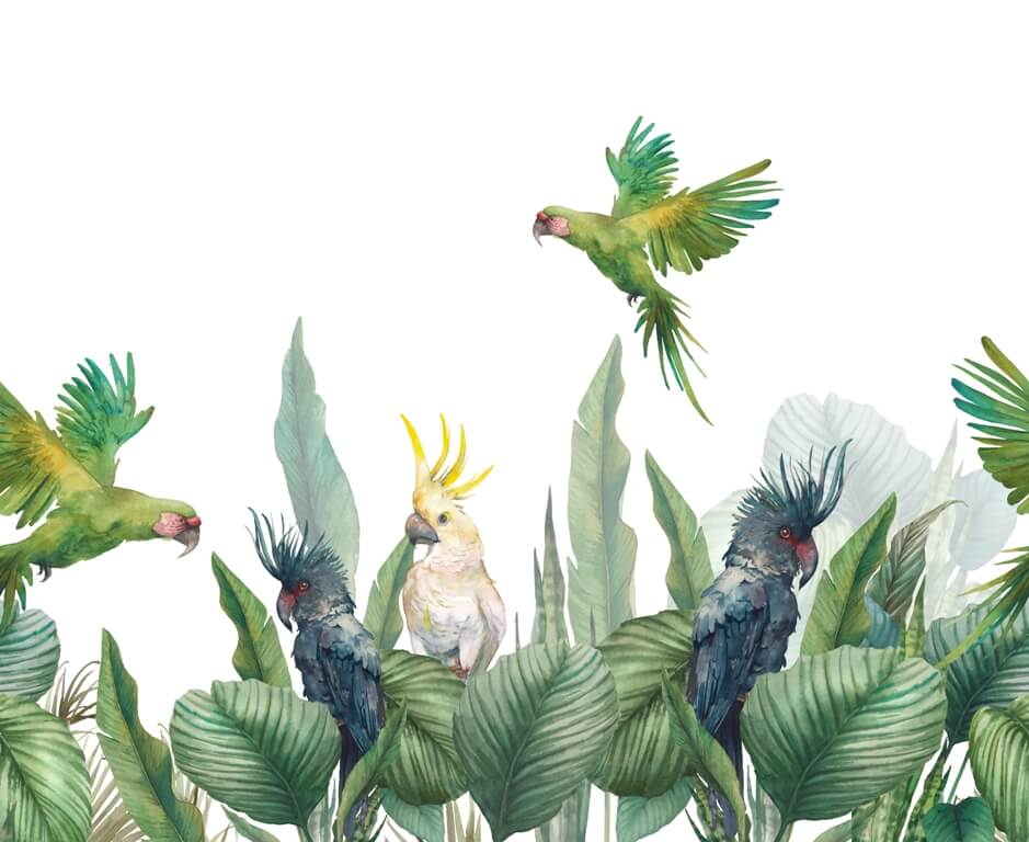 Fototapeta-Zielone-Papugi_2104067297-1