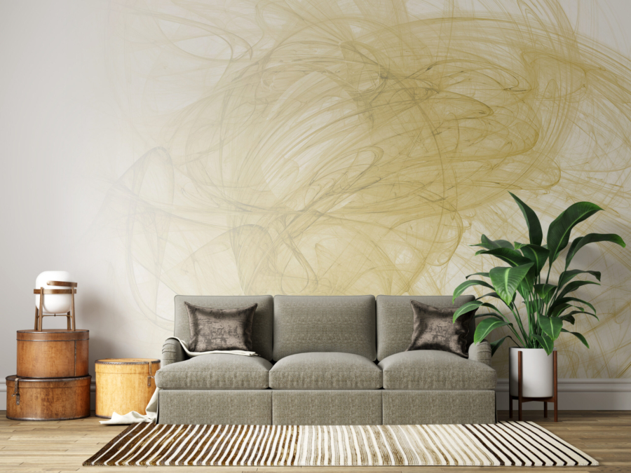 Mural Yellow Smoke