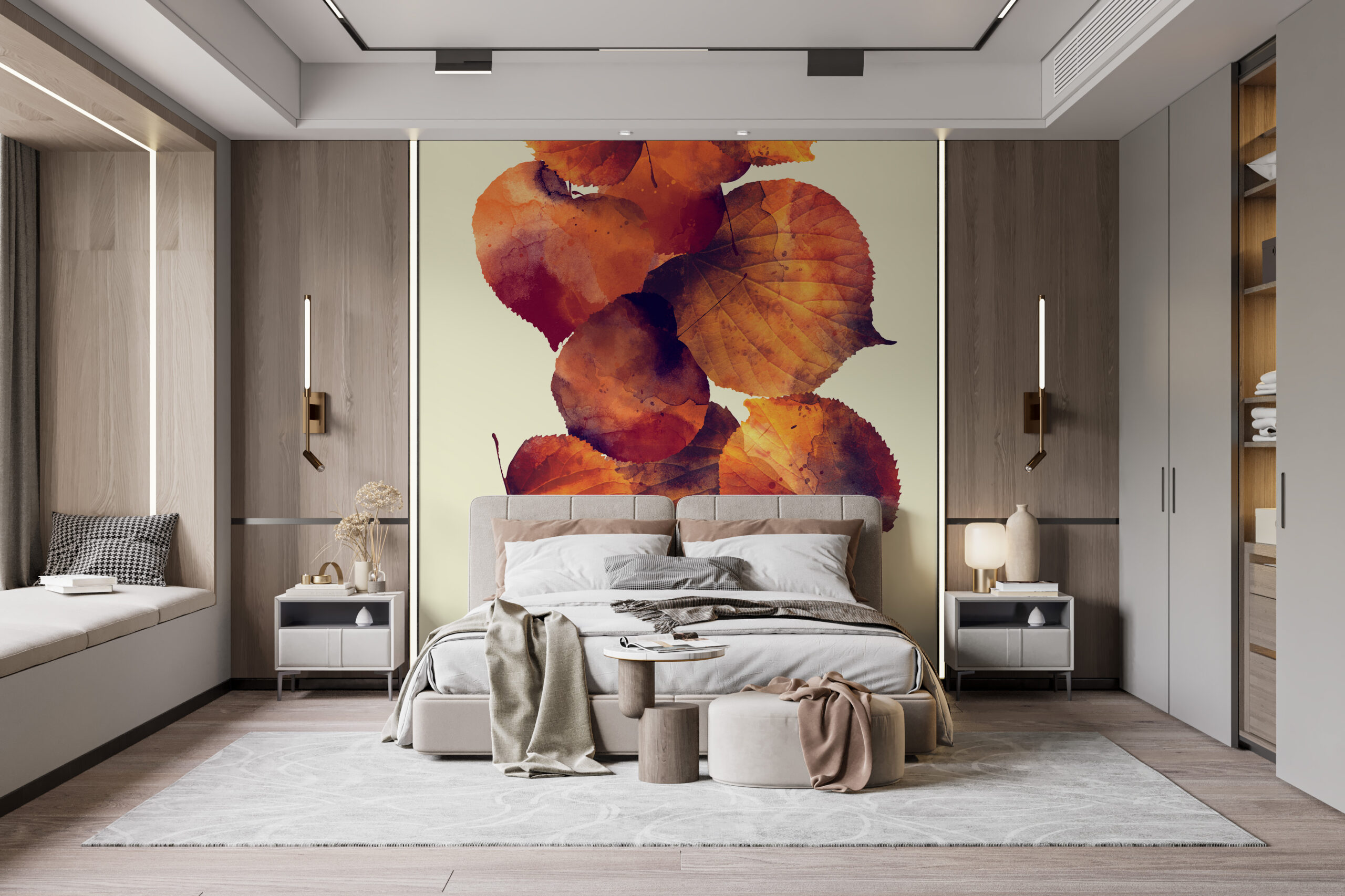 Rudens lapai tapetai