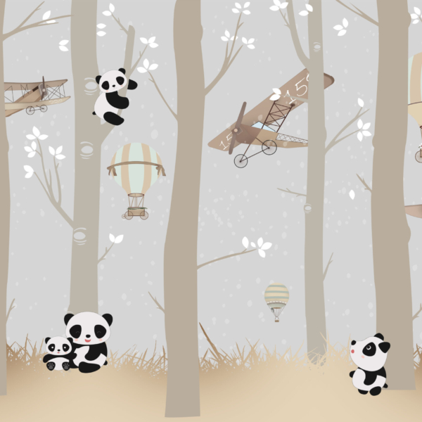 Sienų tapyba Happy Panda