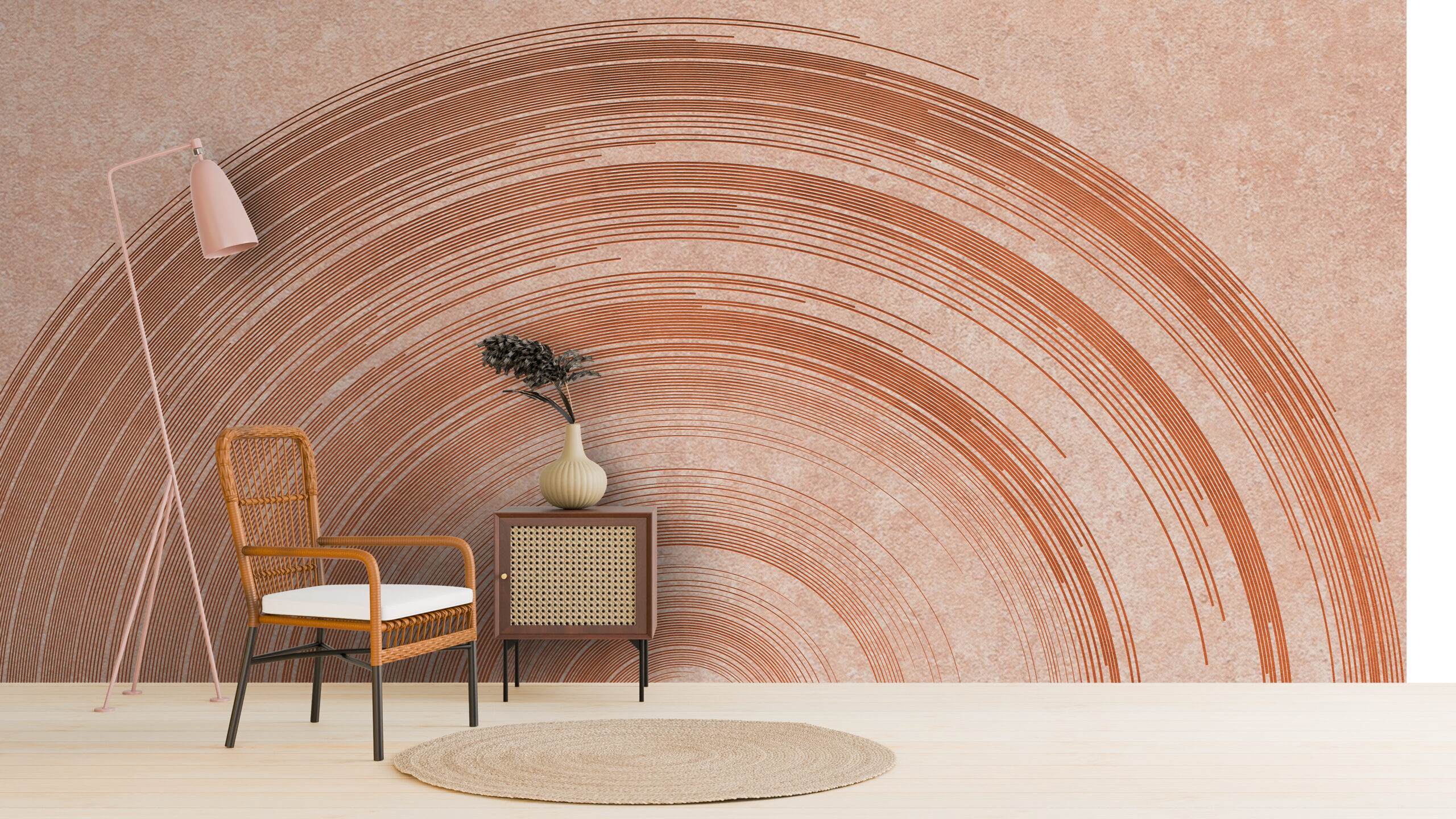 Nástěnná malba Abstraktní kruhy