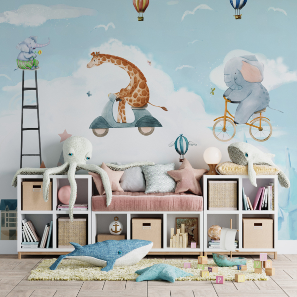 Sieninė tapyba „Sky Zoo