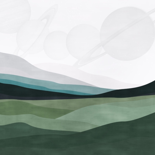 Tapetai Planetos Minimalistinis