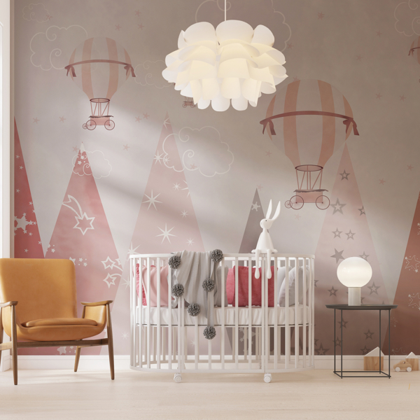 Hintergrundbild Ballons in den Rosa Bergen