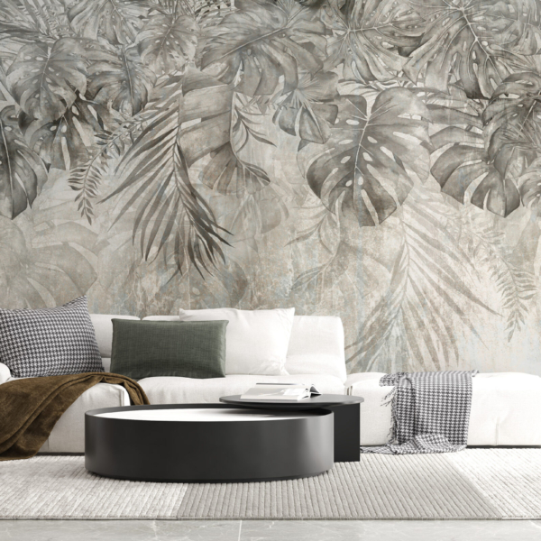 Fototapete mit Monstera-Blättern