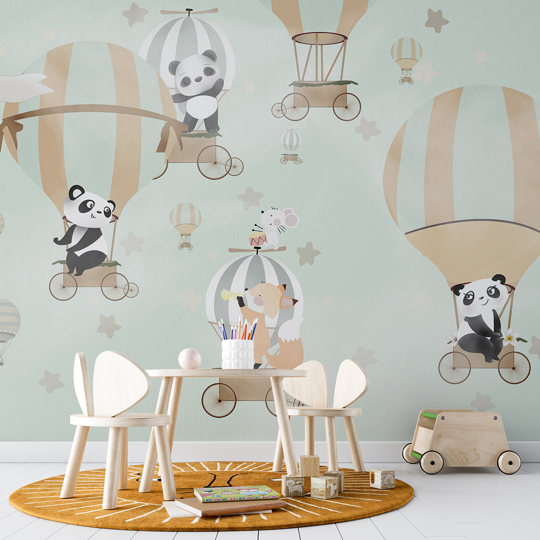 Dinosaurier väggmålning - Bild 6