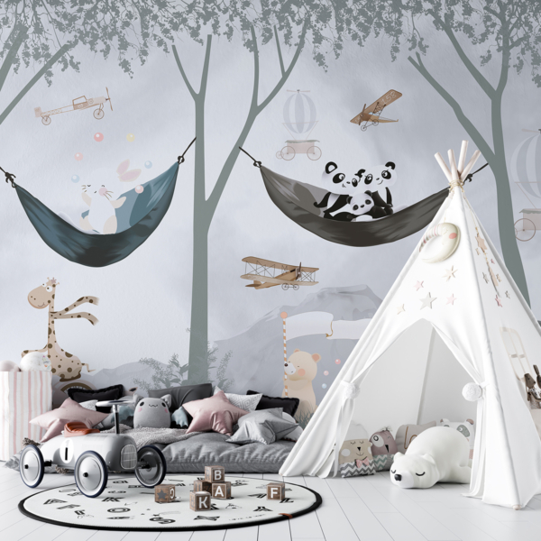 Wandgemälde Bergbiwak