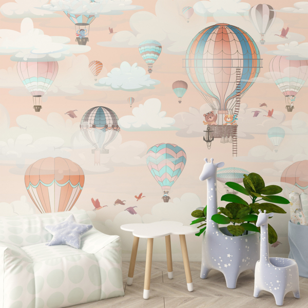 Fototapete Ballonfahrt