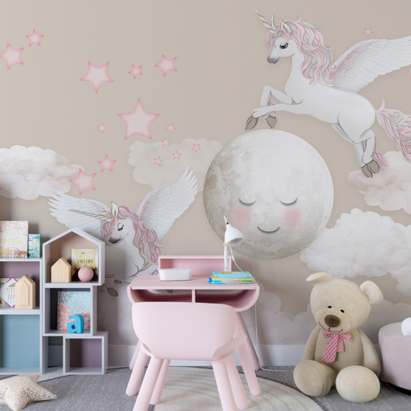 Fototapete Fairytale Einhörner