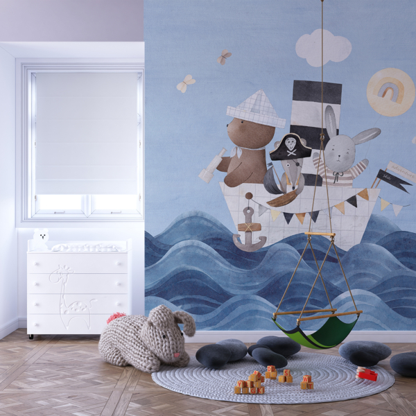 Fototapete Tiere auf einem Schiff