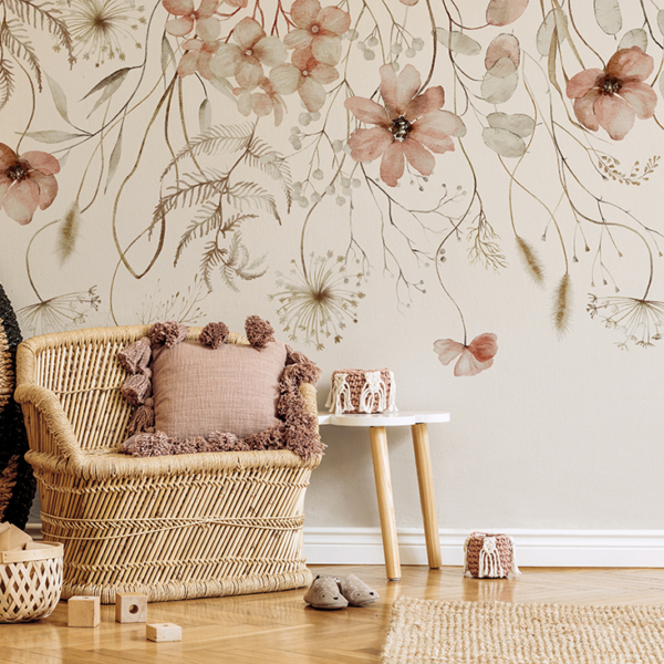 Fototapete Romantische Blumen