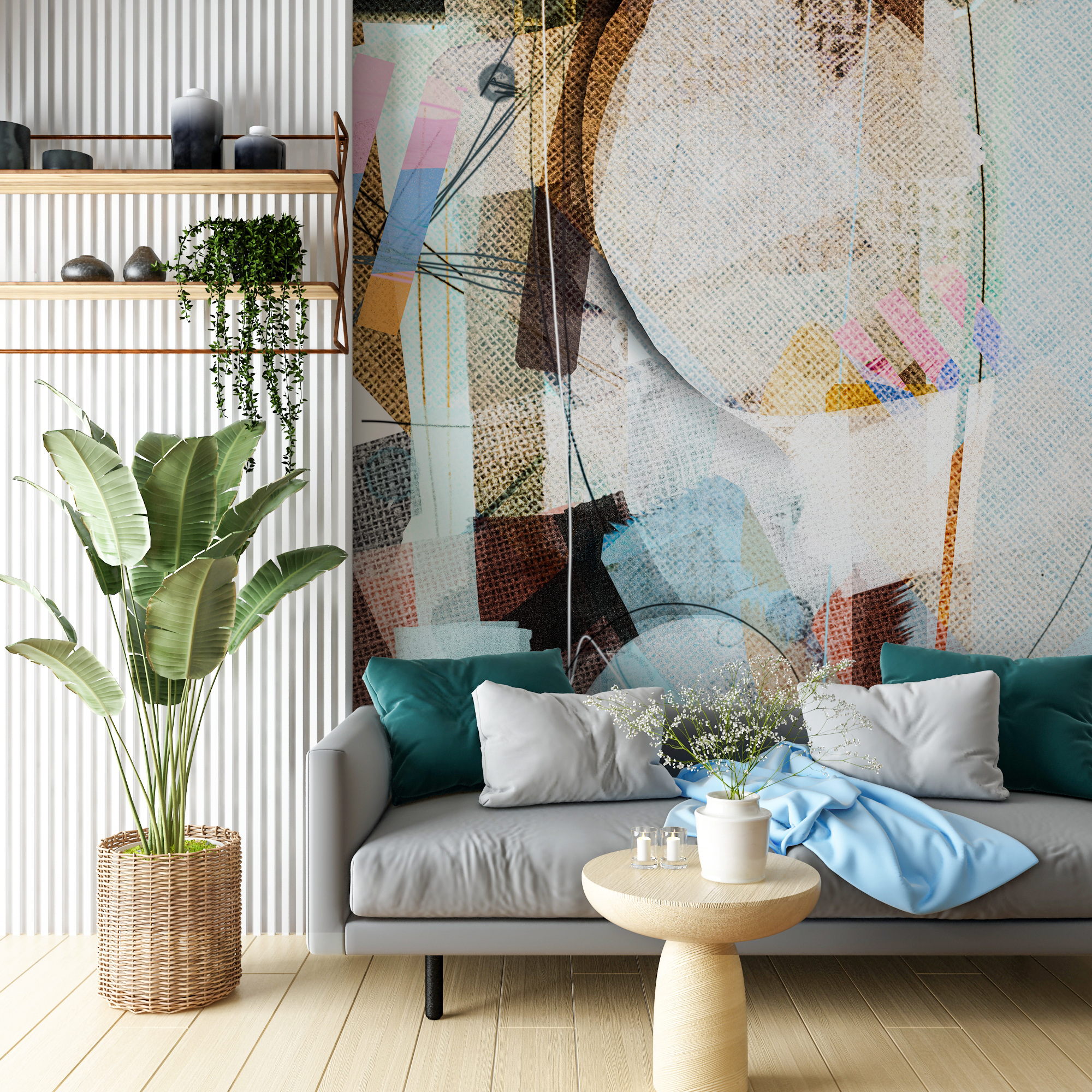 Fototapet Abstrakt Tyg