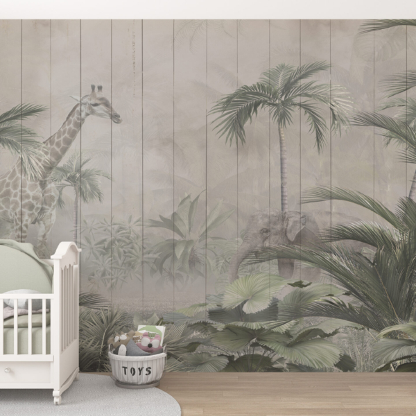 Fototapete Afrika im Nebel