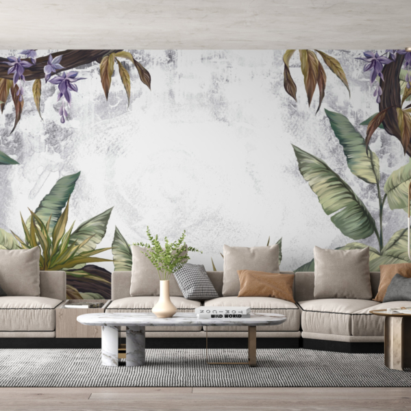 Wandbild Weißer Fleck in den Tropen