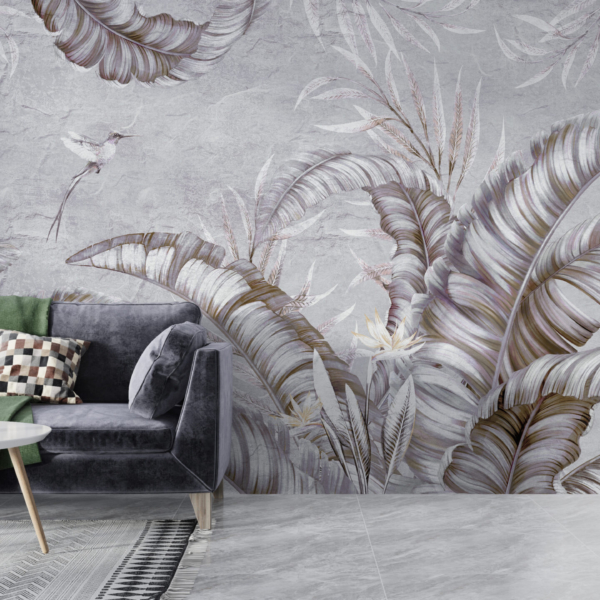 Photomural Glow of the Leaf Feathers