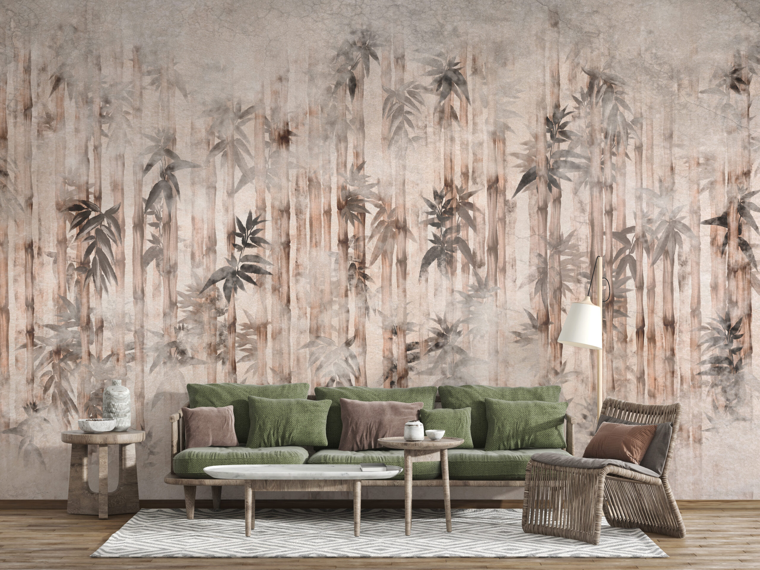 Fototapete Brown Tree Arches