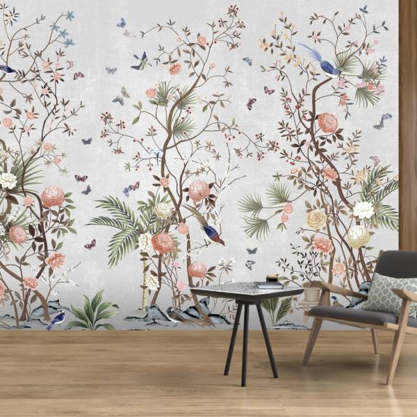 Exotischer Garten Tapete