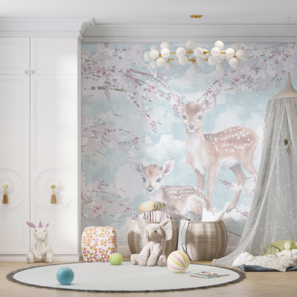 Fototapete Zwei Hirsche