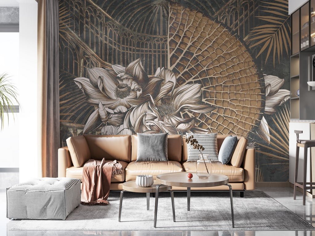 Fototapete Exotische Blumen